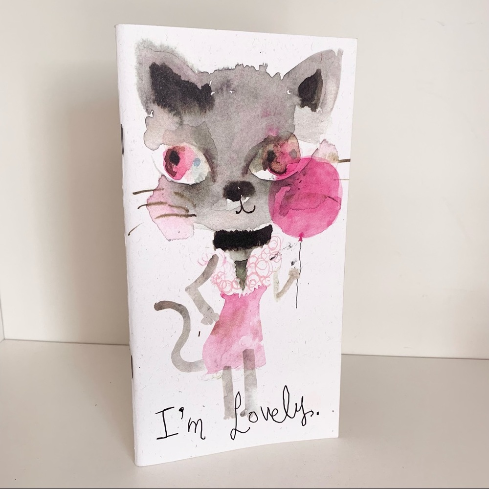 NWOT Vintage Lovely kitty notebook